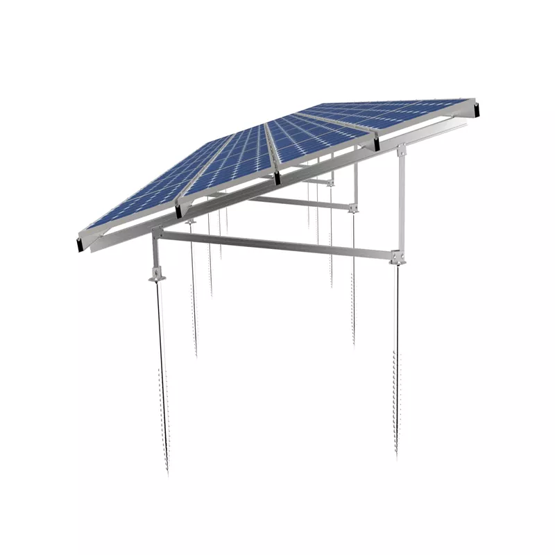 solar screw ground system