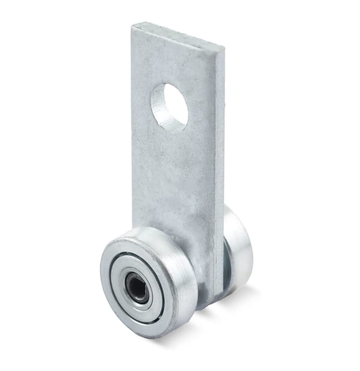 [Heavy construction] Two-bearing trolley assembly, made of solid steel hot-rolled carbon steel, is used for impact resistance. Galvanized to ensure the rust resistance of wheeled trolleys. The use process is smooth and noiseless, the bearing and pin are welded firmly, the work is stable, and the strength and quality are incredible!
[Generality] You can use it to install the ceiling trolley system or electric elevator, or use it in your DIY project, which can be used upside down.
[Design load] 150 lbs at 600 rpm; 220 pounds at 300 rpm; 280 pounds at 100 rpm. Breaking strength: 2200 pounds
[Trolley size] The diameter of steel plate hole is 9/16 "(14mm); the thickness is 1/4" (6mm). Applicable to 1-5/8 "wide and all 1-5/8" or higher pillar channels.