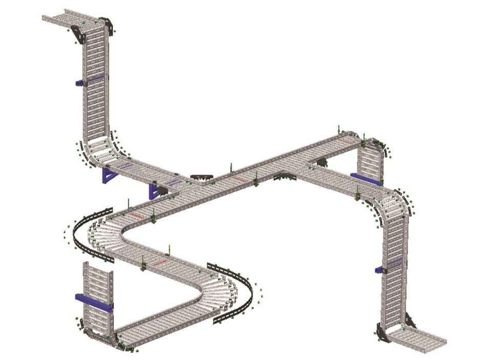 T3 CABLE TRAY assembly way