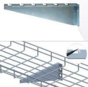 Bandeja de cabo de malha de arame TriangularSuporte de parede