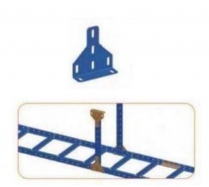 Porta-borboleta para escada de cabo de canal em U