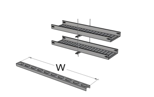  Cable Tray Support using Slotted Channel.