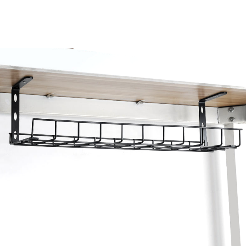under desk cable tray